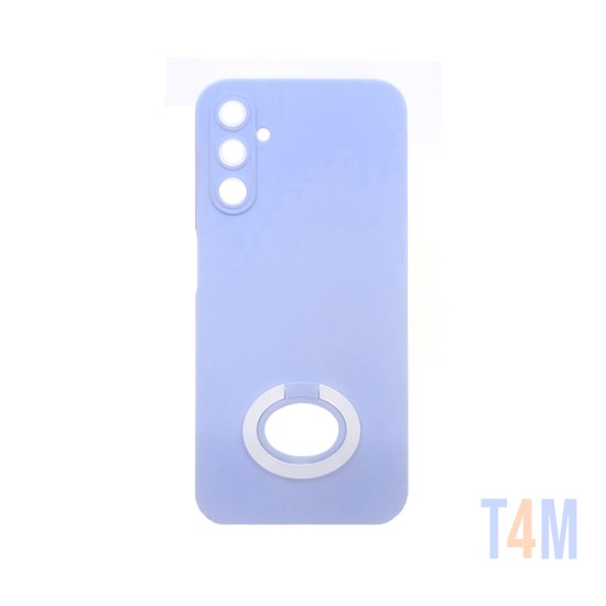 Capa de Silicone com Anel de Suporte para Samsung Galaxy A14 4g/5g Céu Azul